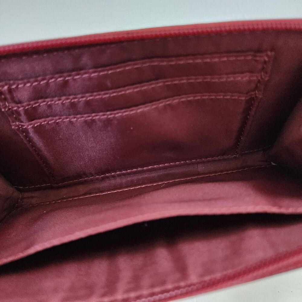 Coach Vintage Red Leather Wallet - Picture 3 of 8